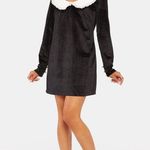 NEW Sister Jane Aquarius Scoop Neck Mini Dress Size Small Color Black White Photo 2