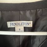 Pendleton  Women's Charcoal and Crimson Tweed Blazer Vintage size 8 0022 Photo 1