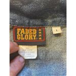 Faded Glory Vintage 80’s  Women’s Denim Button Down 100% Cotton Vest Size Large-R Photo 12