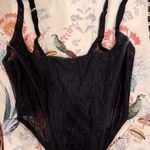 Urban Outfitters UO Out From Under Lovestruck Square Neck Black Lace Corset | Small Photo 0