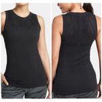 Athleta NWT Oxygen 2.0 Tank Top S Black Fitted Seamless Crew Neck Breathable Photo 1