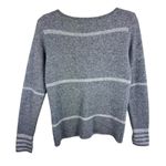 Benedetta B Gray Striped Merino Wool Cashmere Blend Pullover Sweater Size M Size M Photo 1