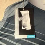 Nike NWT Golf Tour Dri-Fit Trump National Bedminster Striped Gray Women's Size M Photo 3