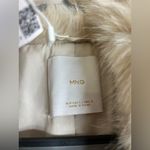 Mango NWT Oversize Faux-Fur Coat Jacket Beige Sz L Photo 4
