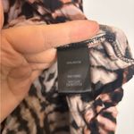 Torrid  Tan Black Tie Dye Shark Bite Handkerchief Hem Midi Skirt Photo 5