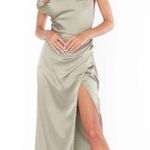 Show Me Your Mumu  Jodie Moss Green Dress Luxe Satin Photo 0