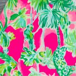 Lilly Pulitzer  Pearl Soft Shift Dress tropical beach dress pink and green 00 Photo 1