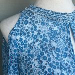 Derek Lam  10 Crosby “Ditsy” Silk Cold Shoulder Blouse Photo 2