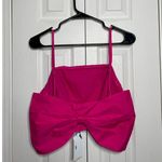 NEW Day and Moon Hot Pink Bow Top Womens Size Medium 100% Cotton Photo 0