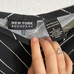 Vintage Y2K Chevron Skirt, Office Siren, Gothic, Witchy, Large‎ Photo 2