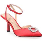 BCBGeneration  Ipany Women's Brooch Detail Pointed Toe Pumps 9 Photo 0