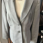 Evan Picone  gray blazer size 10 stylish work attire office wear Photo 0