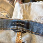 Aero Blue Distressed Jean Shorts with Frayed Hem NWT​ Size 6 Photo 4