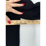 COS  Black Textured Cotton Knit Half Sleeve Minimalist Top Women Size S Photo 7