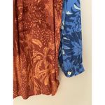 Soft Surroundings  L Hermosa Tunic Shirt Blouse Button Down Colorful Multi EUC Photo 10