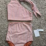 Baiia Swim Marrakesh 2 Pc Bikini Swimsuit Orange Size 6 Photo 0