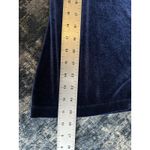 Susan Graver Navy Velvet Cardigan & Tank Top Twin Set Ruched Sleeve Size Large Photo 6