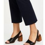 Lucky Brand  Size 9.5 Black Business Casual Leather Slingback Heeled Sandals Photo 6