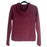 The North Face Crescent Sunshine Burgundy Henley Pullover Quarter Buttons Hoodie Photo 2