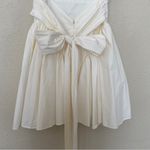 House Of CB  'Florianne'‎ Ivory Bow Mini Dress NWOT size S Photo 7
