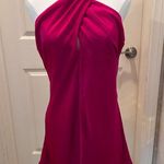 DO+BE  Fuschia Halter Type Satin Mini Dress in Size Medium Photo 0