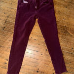 American Eagle  8 burgundy stretchy normcore basic jeggings Photo 0
