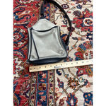 Rag and Bone Elliot Sling Pack Crossbody Bag Antique White Suede Black Leather Photo 1