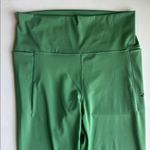 Adidas  Aeroready Luxe High Waist Tight Fit Training Tights Green Size L NWT Photo 5