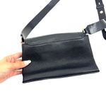 Michael Kors MICHAEL  Bowery Medium Pebbled Leather Crossbody Bag Black Photo 1