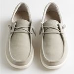 Hey Dude  Gray Chambray Women's Loafers Photo 3