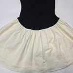 We Wore What Mockneck Dress in Black & Ivory Photo 3