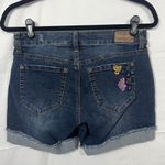Zana Di  jeans Shorts‎ Size 4 Embroidered Cut Off Cuffed Denim Photo 4