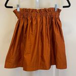 ZARA NWT  A-Line Mini Skirt - Women Size XS - Rust Photo 1