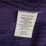 Talbots  Side Button Pullover Sweater Wide Neck Soft Knit Purple L Photo 4