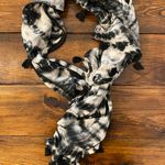 Black And White Tie Dye Scarf Photo 0
