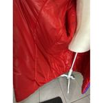 Norma Kamali Vtg ORIGINAL 1980 OMO REVERSIBLE SLEEPING BAG COAT Purple and Red Photo 11