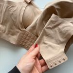 Honey Love 1X Sculpting Tank Bra Beige Seamless Smoothing Compression Tan Photo 2