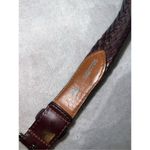 Brighton Women’s  Dark Brown Belt Woven Leather 38 Photo 7