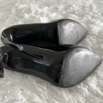 Saint Laurent  YSL Anja Black 110 Patent Leather Pumps Shoes Italy Sz 39.5 39 1/2 Photo 6
