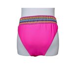 SheIn High Waist Pink Tribal Waist Cheeky Swim Bottom LARGE Wild Side Poolcore Photo 2