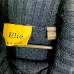 Elie Tahari  Denim Blue Textured Top Photo 1