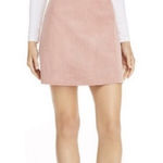 Lost + Wander Alicia Corduroy Mini Dress in Light Pink Photo 0