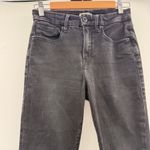 Good American Good Legs Step Fray Hem Faded Black Ankle Jeans Sz 6 / 28 Photo 1