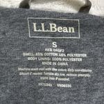 L.L. Bean Women’s Gray Full Zip Outdoor Faux Fur Lined High Neck Vest Gilet sz S Photo 7