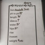 ANNABELLA Dress Geometric Shape Short Sleeve Woman's Size Large Blue White Photo 13