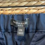 Banana Republic Slim Fit High-Rise Navy Woven Twill Career Dress Pant Trouser 33 Photo 7