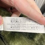 ZARA Trafuluc Women's Green Army Brown Camo Faux Fur Parka Coat Size XS Photo 7