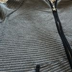 Fresh Produce Ribbed Striped Full Zip Hoodie - dark gray and silver XL Photo 7