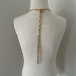 Rectangular Clear Rhinestone Crossbody Evening Bag Gold Photo 2