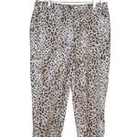  Zenergy Womens 8 Chico's 1 Animal Print Crop Pants Photo 1